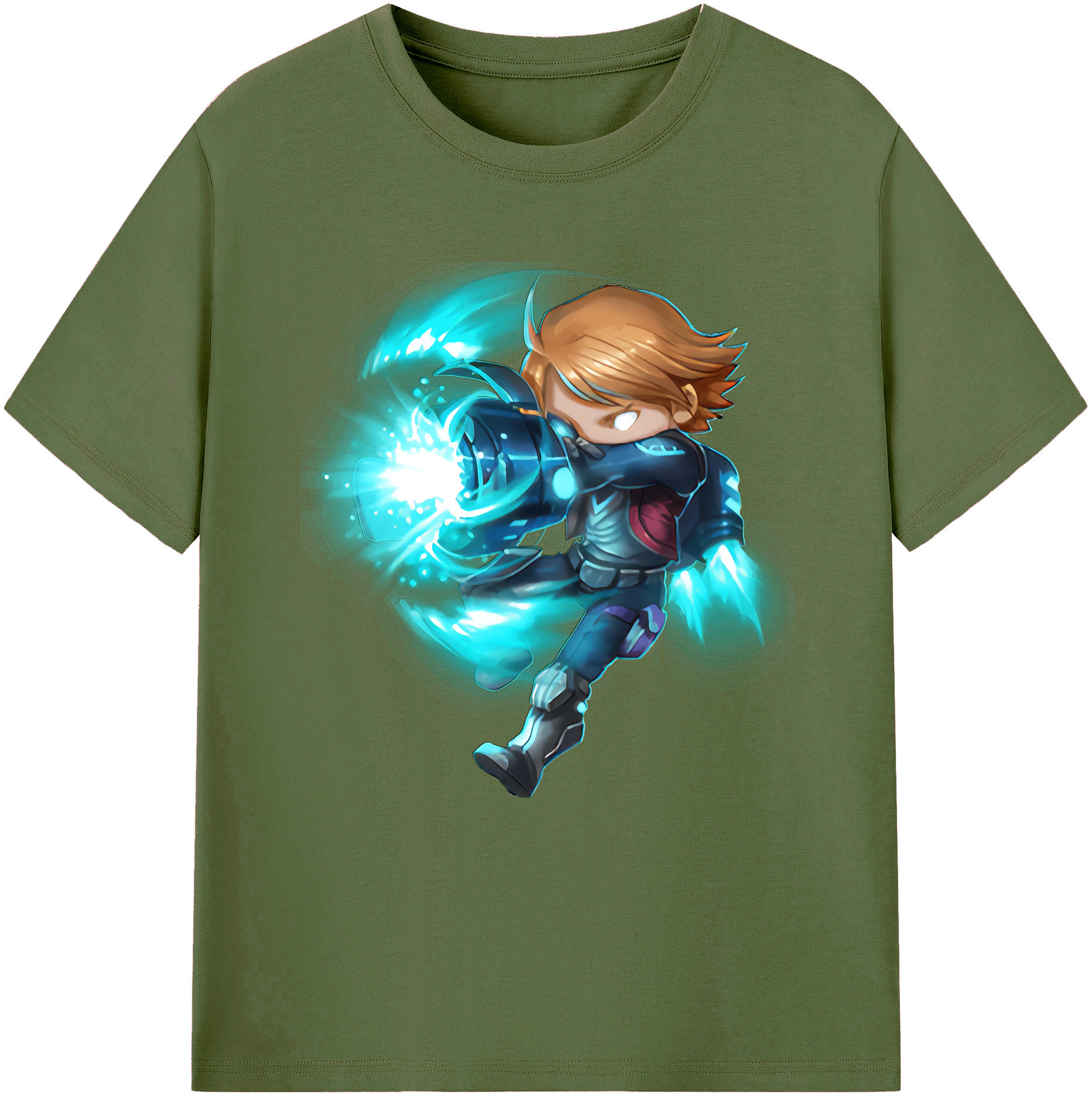 リーグ・オブ・レジェンド League of Legends LOL 綿100％半袖Tシャツ（フロントプリント）